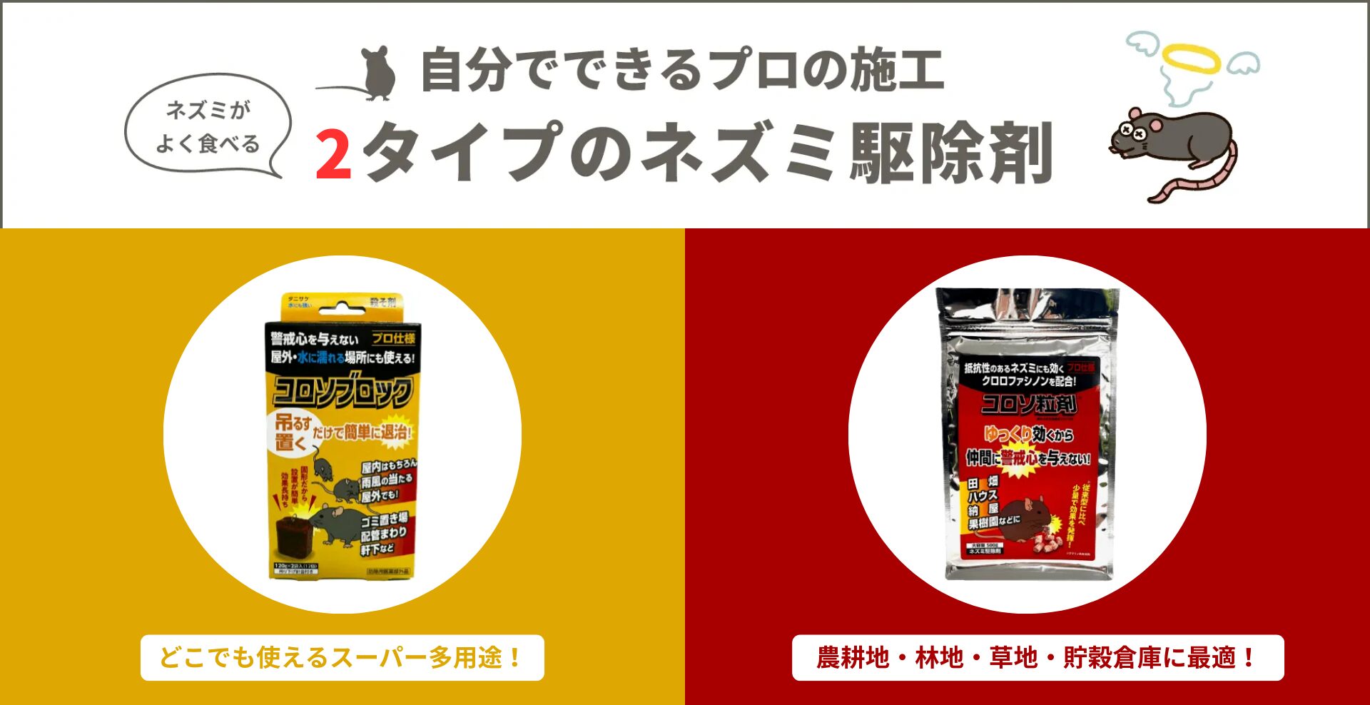 【商品紹介】タニサケのネズミ駆除剤
